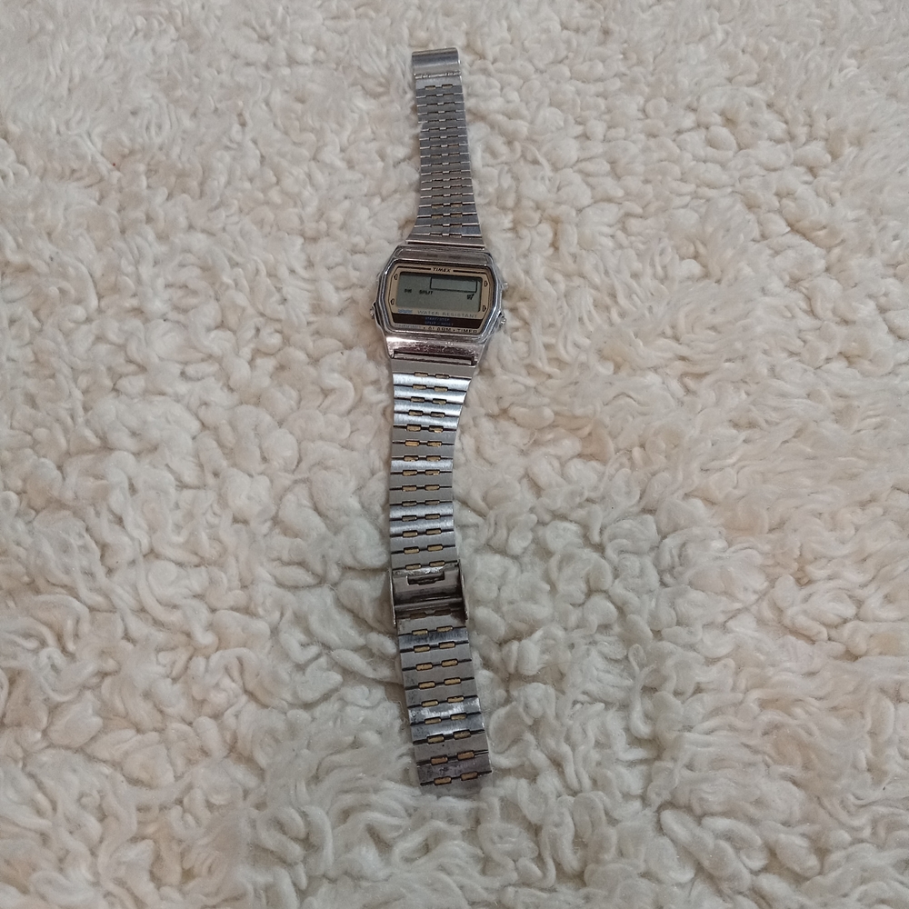 Silver Digital Watch
